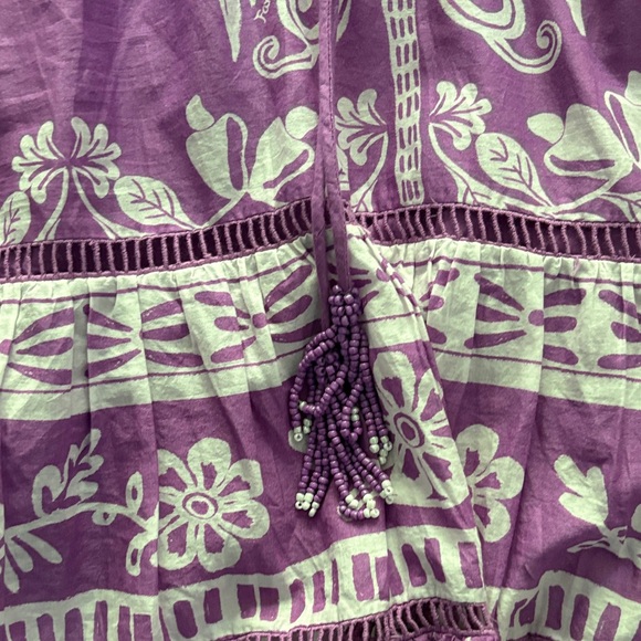 Farm Rio Purple and White Floral Dress - Picture 4 of 5